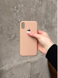 Чохол Silicone case з відкритою камерою на iPhone XS Max Desert (44)
