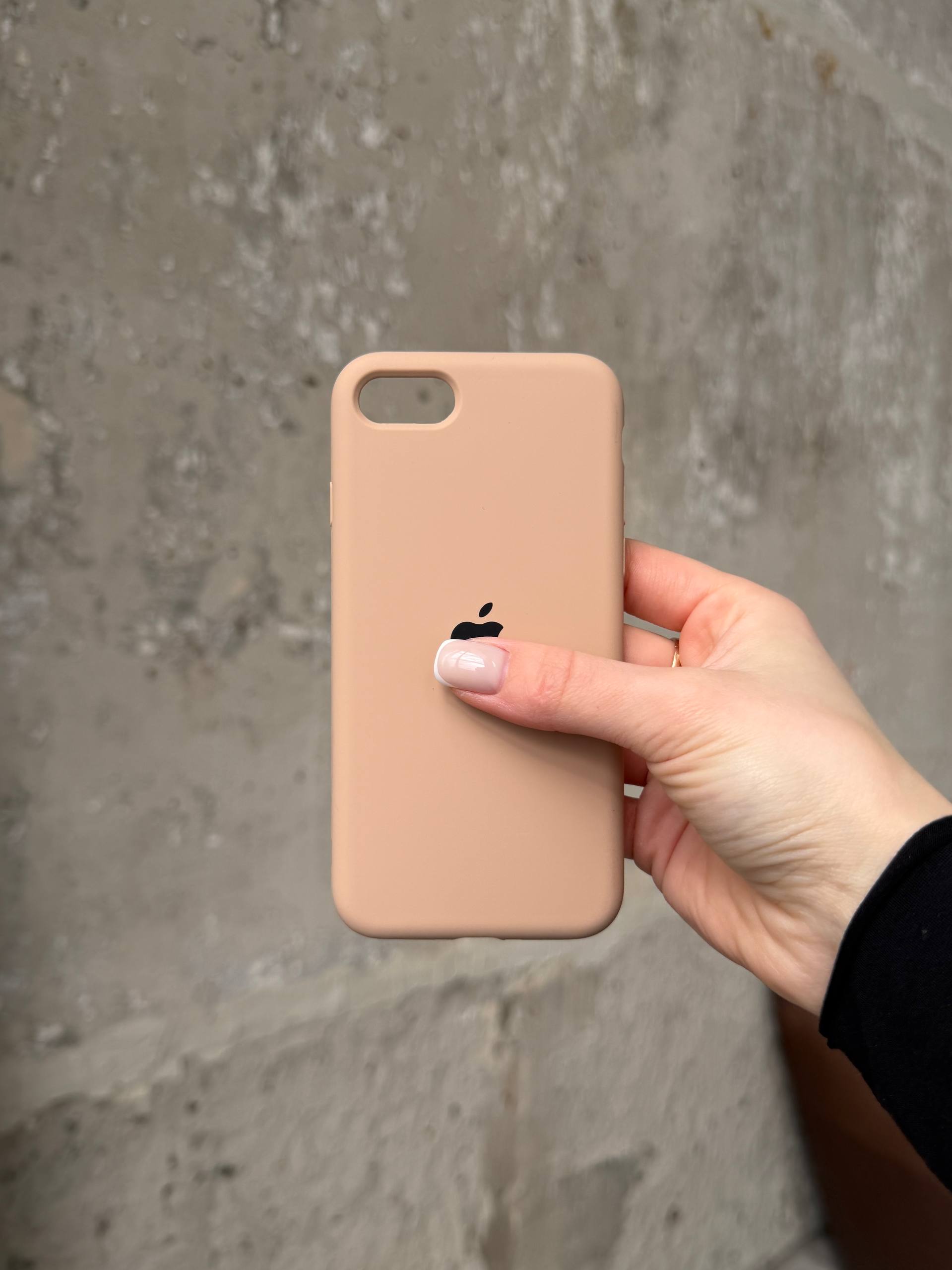 Чехол Silicone case с открытой камерой на iPhone 7/8 Desert (44)