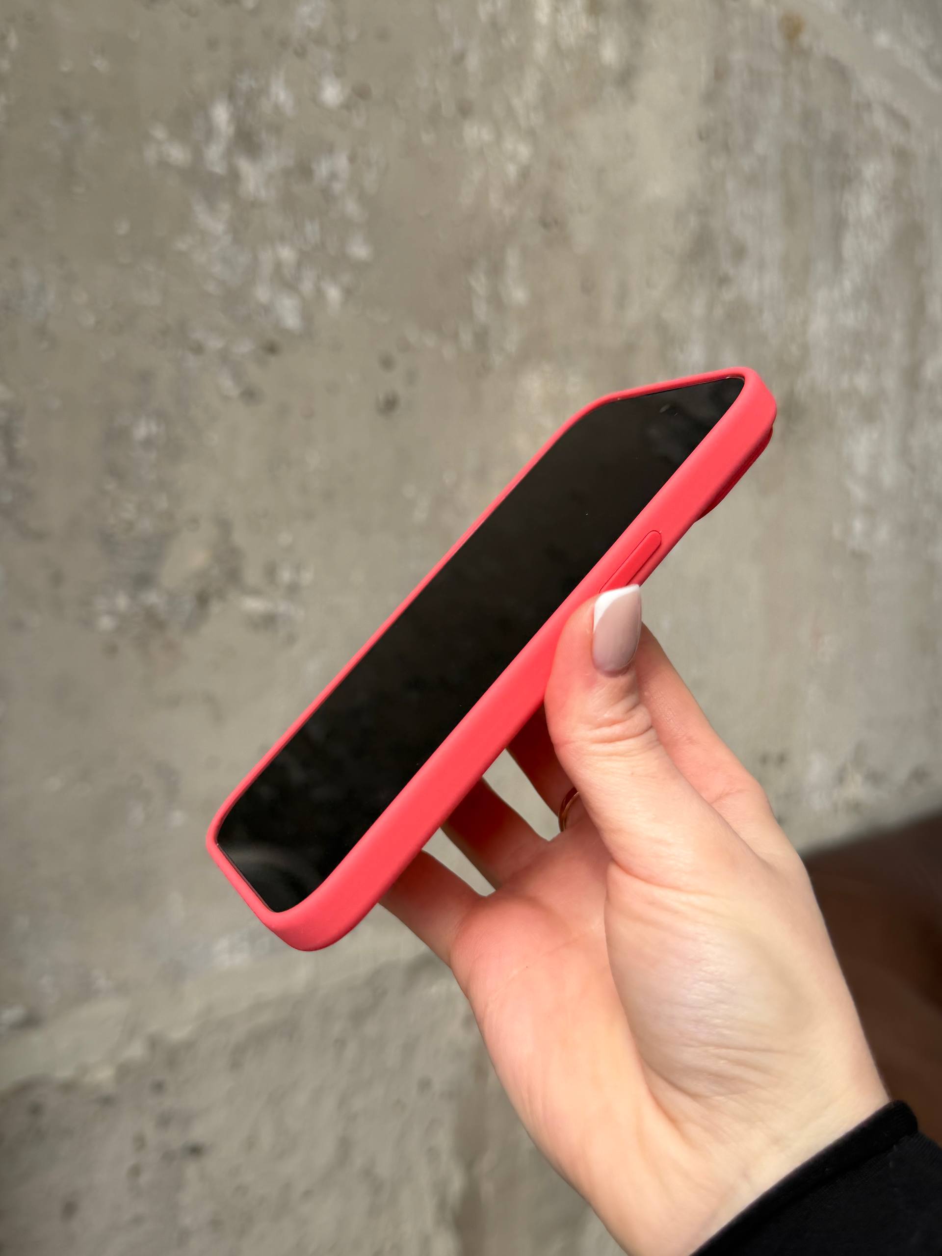Чохол Silicone case з Magsafe на iPhone 15+ Guava (08)