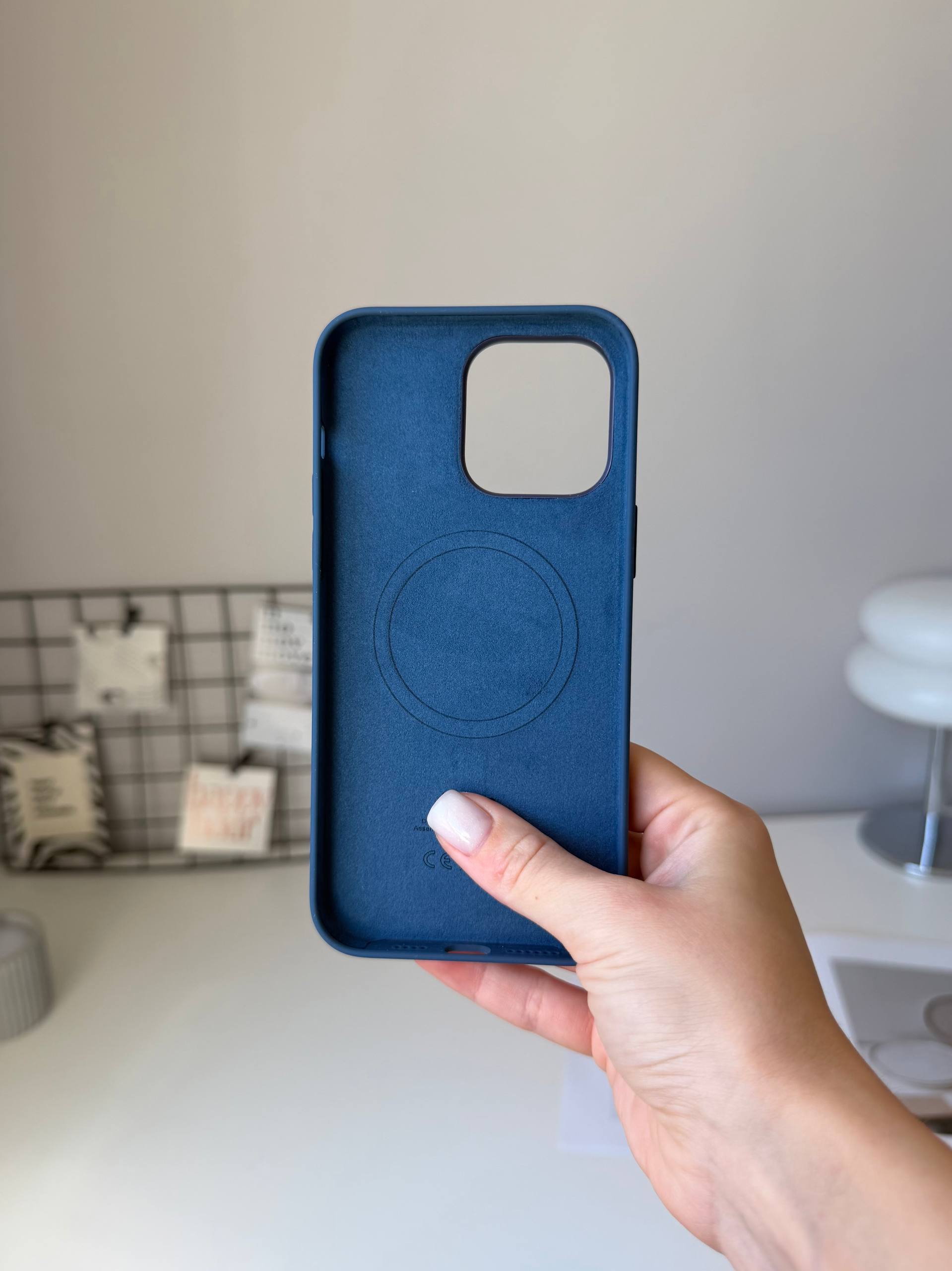 Чохол Silicone case з Magsafe на iPhone 14 Pro Storm Blue (07)