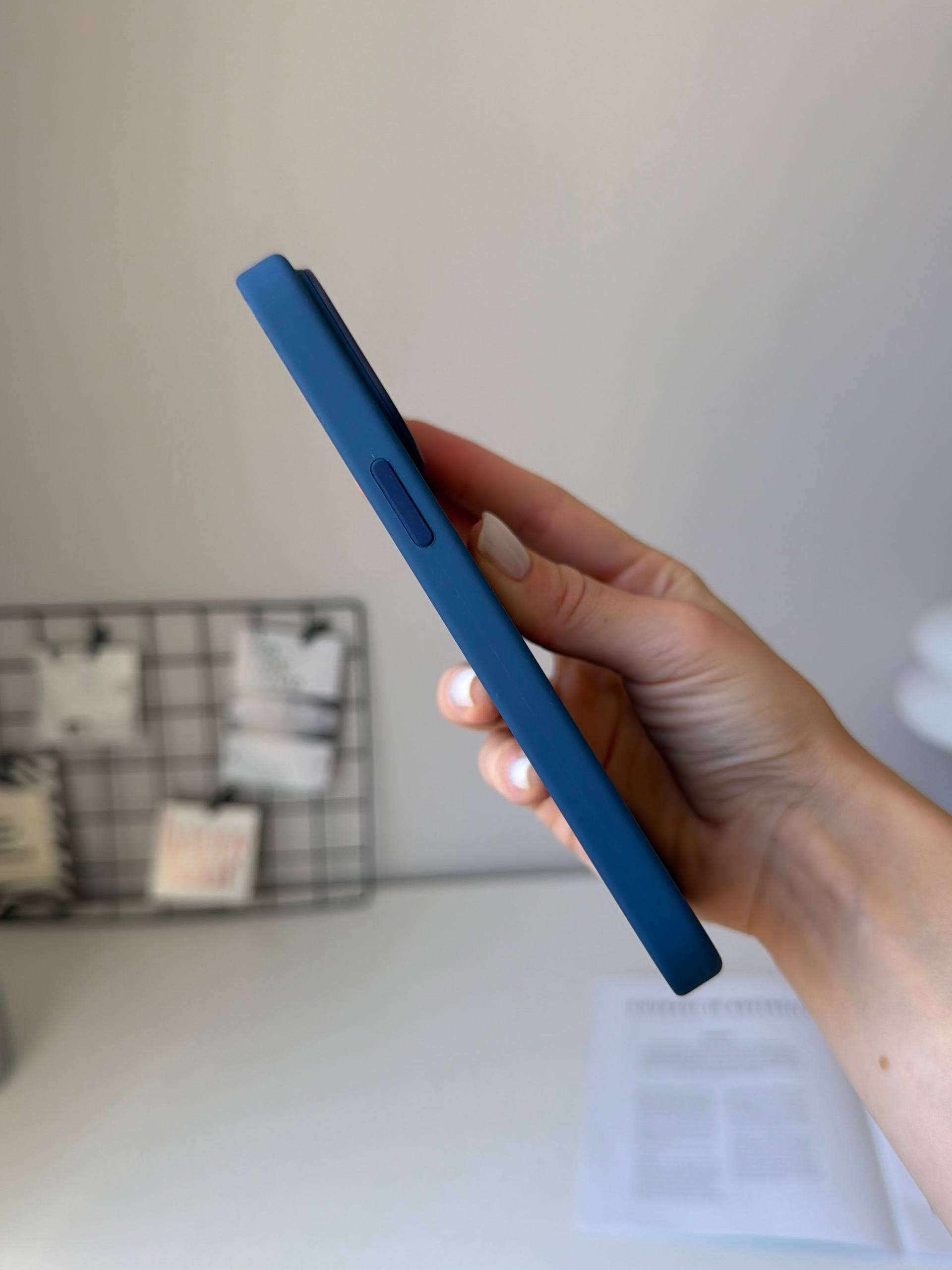 Чохол Silicone case з Magsafe на iPhone 14 Pro Storm Blue (07)