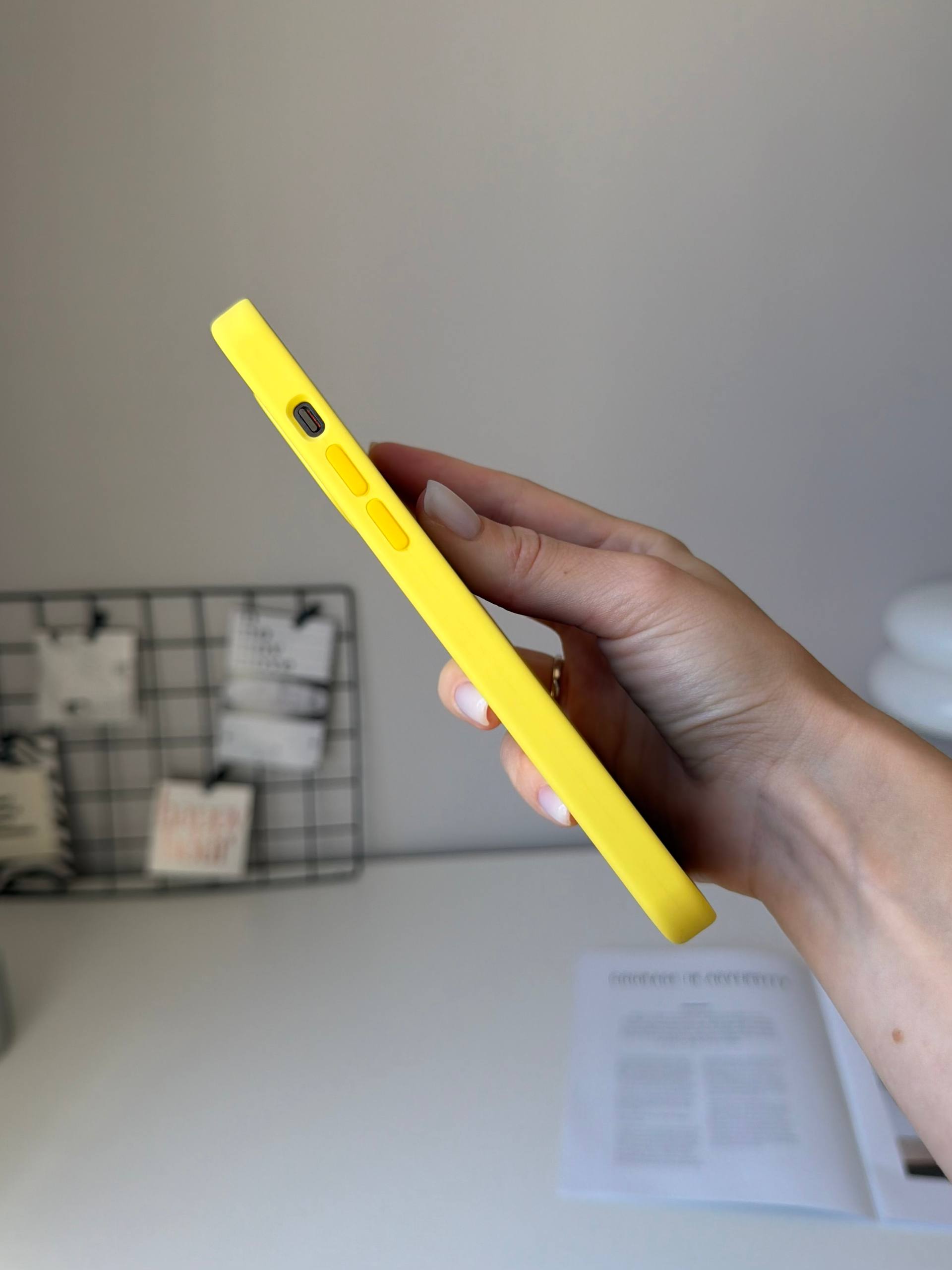 Чехол Silicone case с Magsafe на iPhone 14 Pro Max Canary Yellow (12)