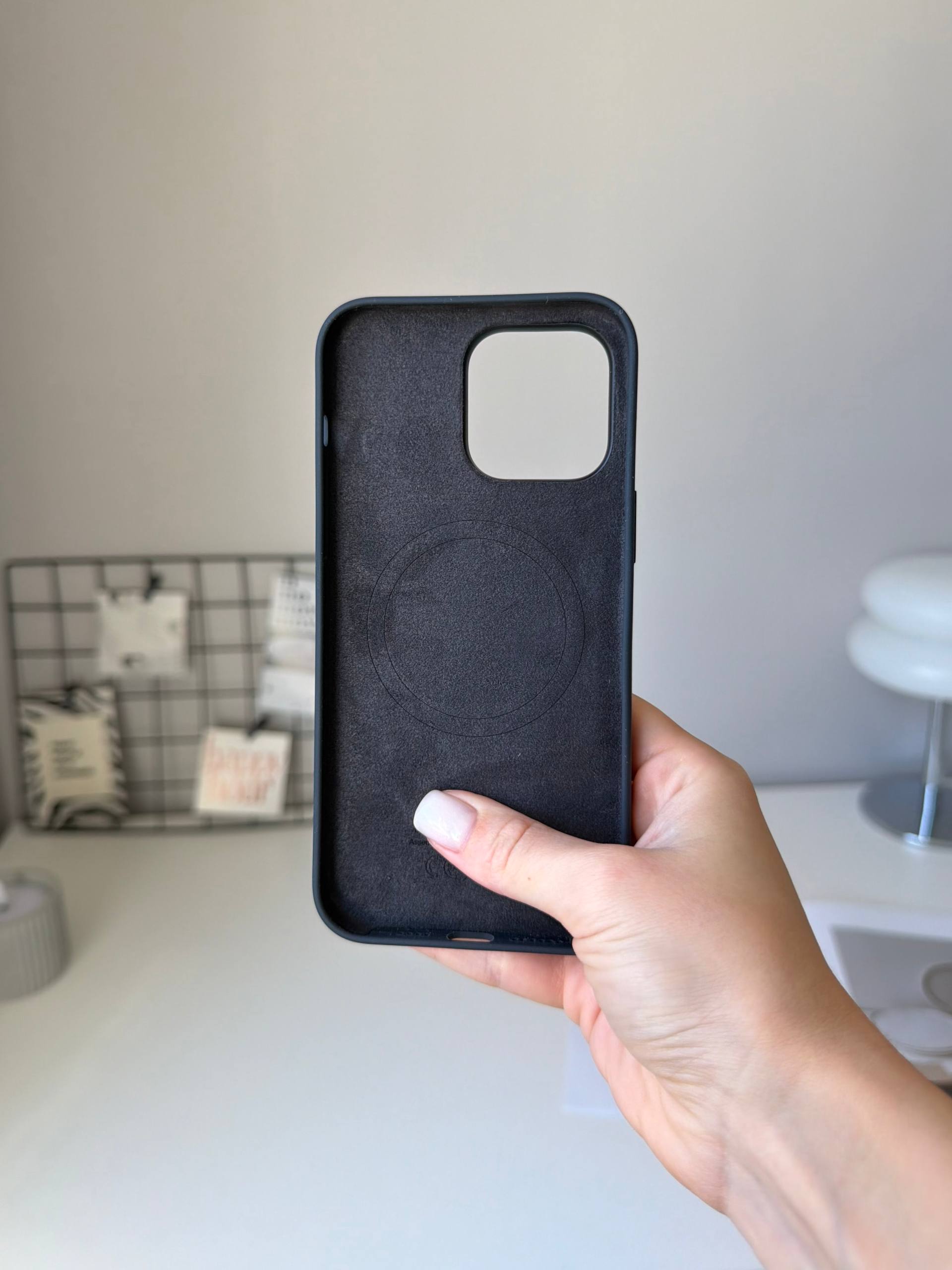 Чехол Silicone case с Magsafe на iPhone 14 Pro Max Midnight (01)