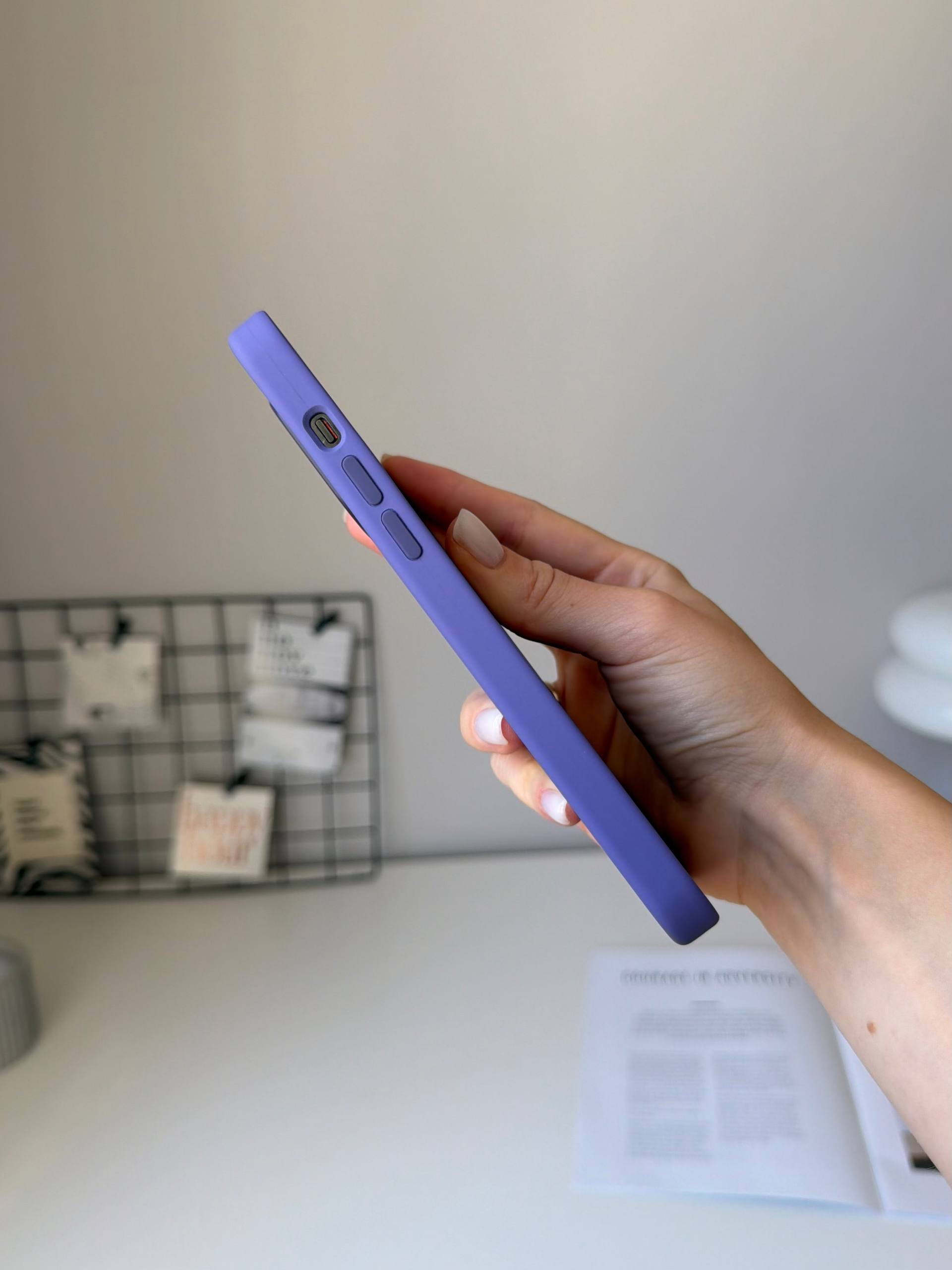 Чехол Silicone case с Magsafe на iPhone 14 Pro Max Iris (11)