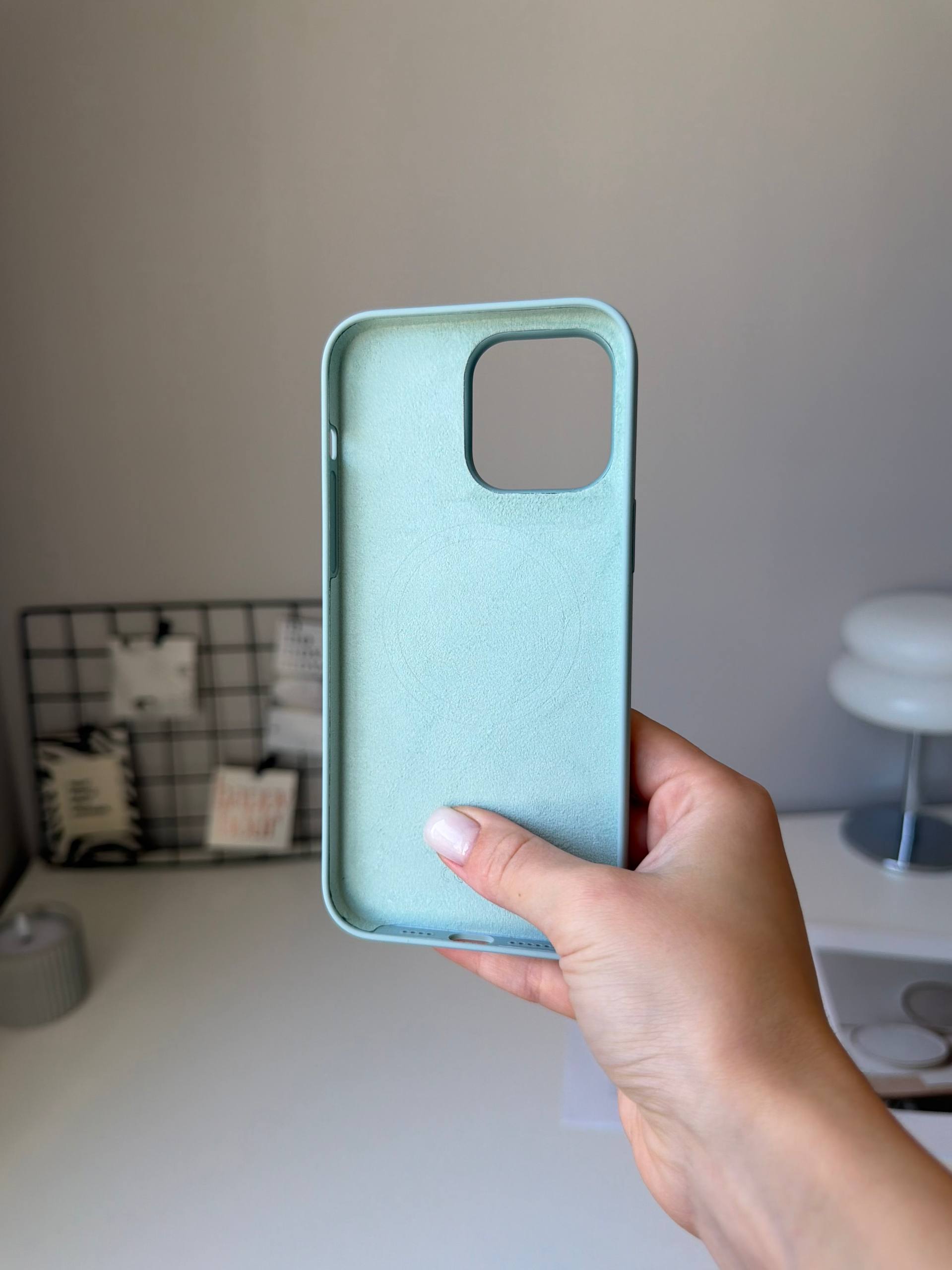 Чехол Silicone case с Magsafe на iPhone 14 Pro Max Succulent (02)