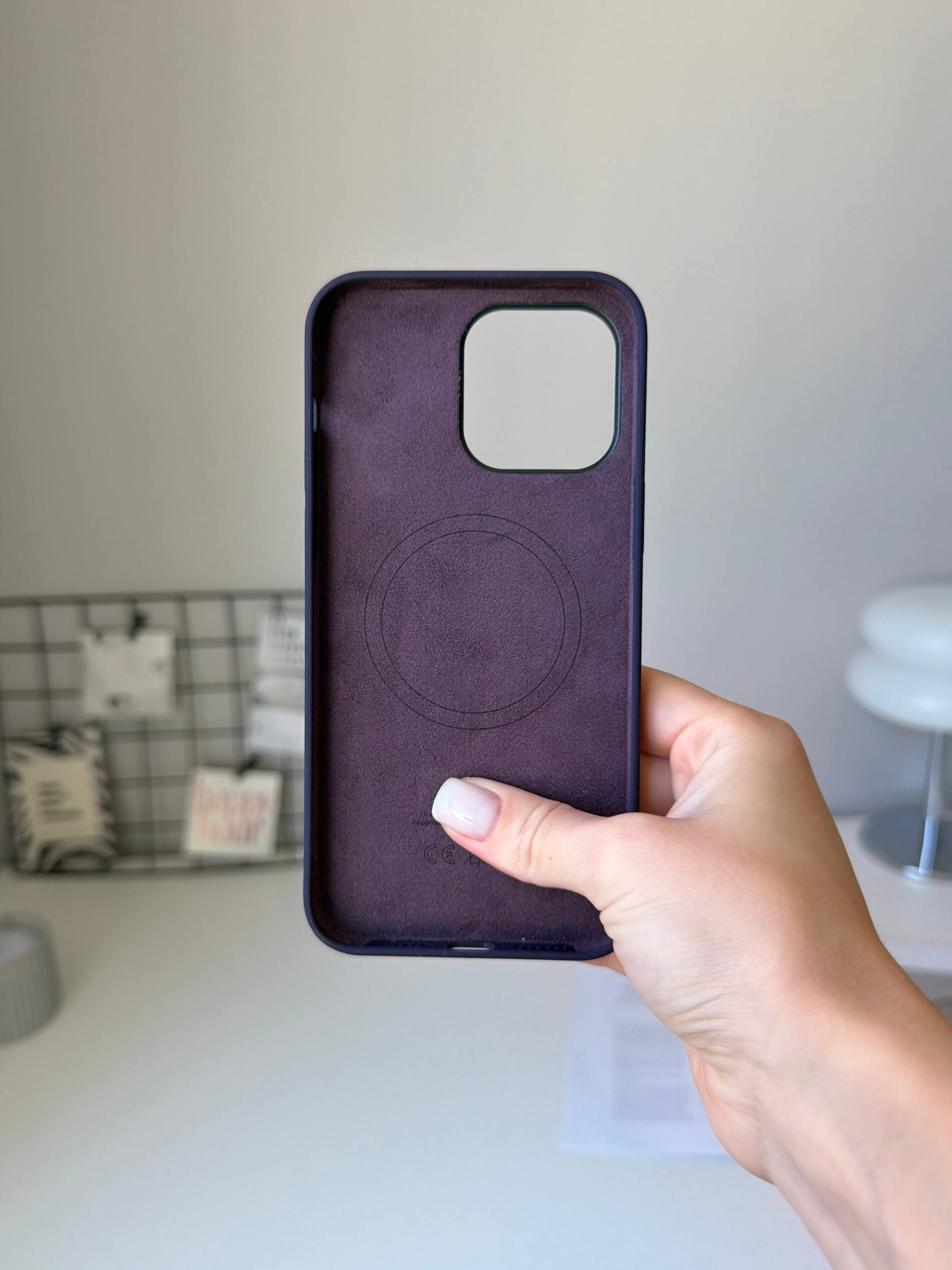 Чехол Silicone case с Magsafe на iPhone 14 Pro Elderberry (08)