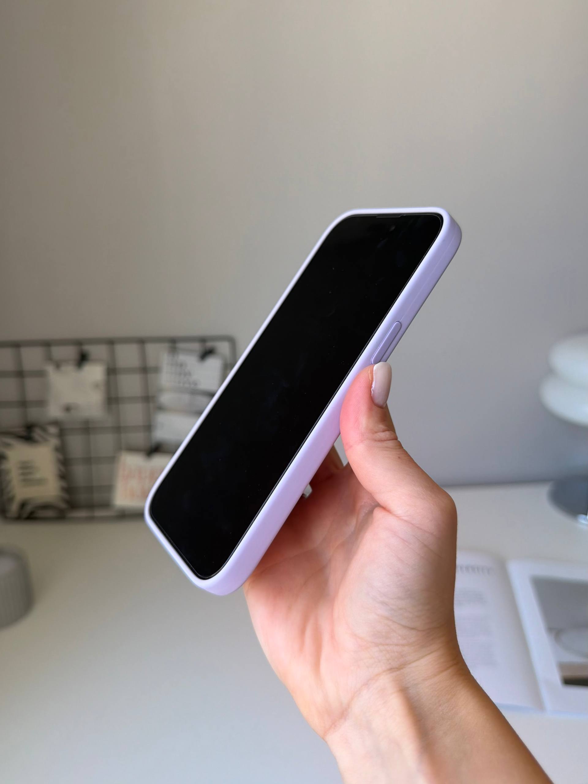 Чехол Silicone case с Magsafe на iPhone 14 Pro Max Lilac (05)