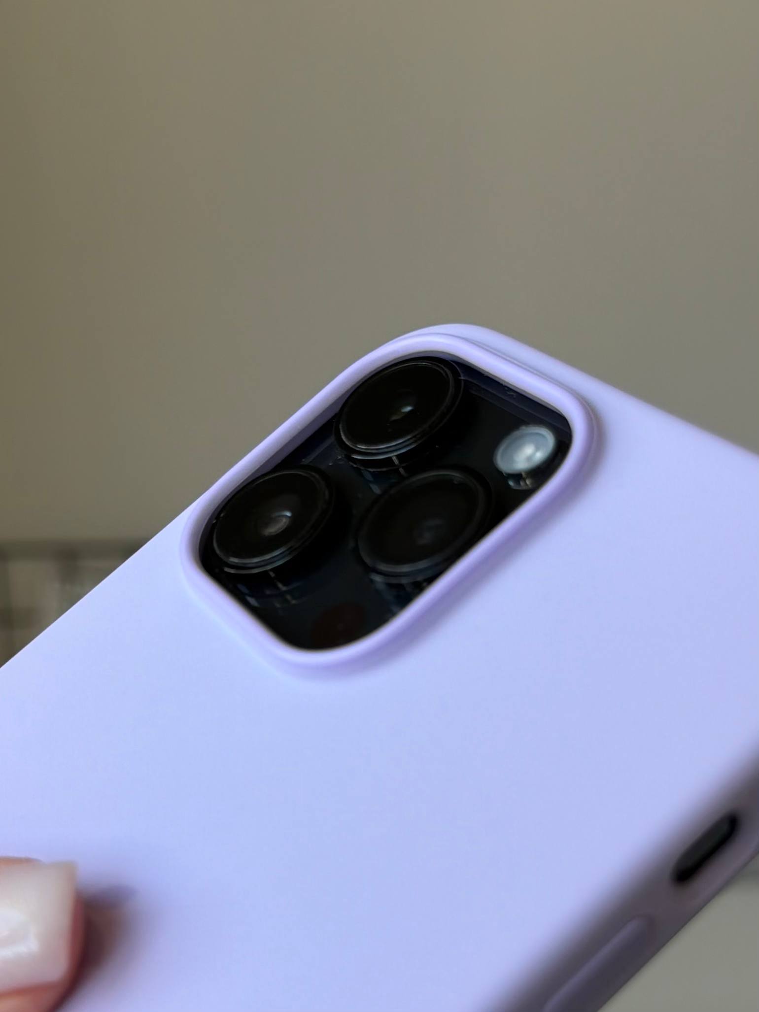 Чехол Silicone case с Magsafe на iPhone 14 Pro Max Lilac (05)