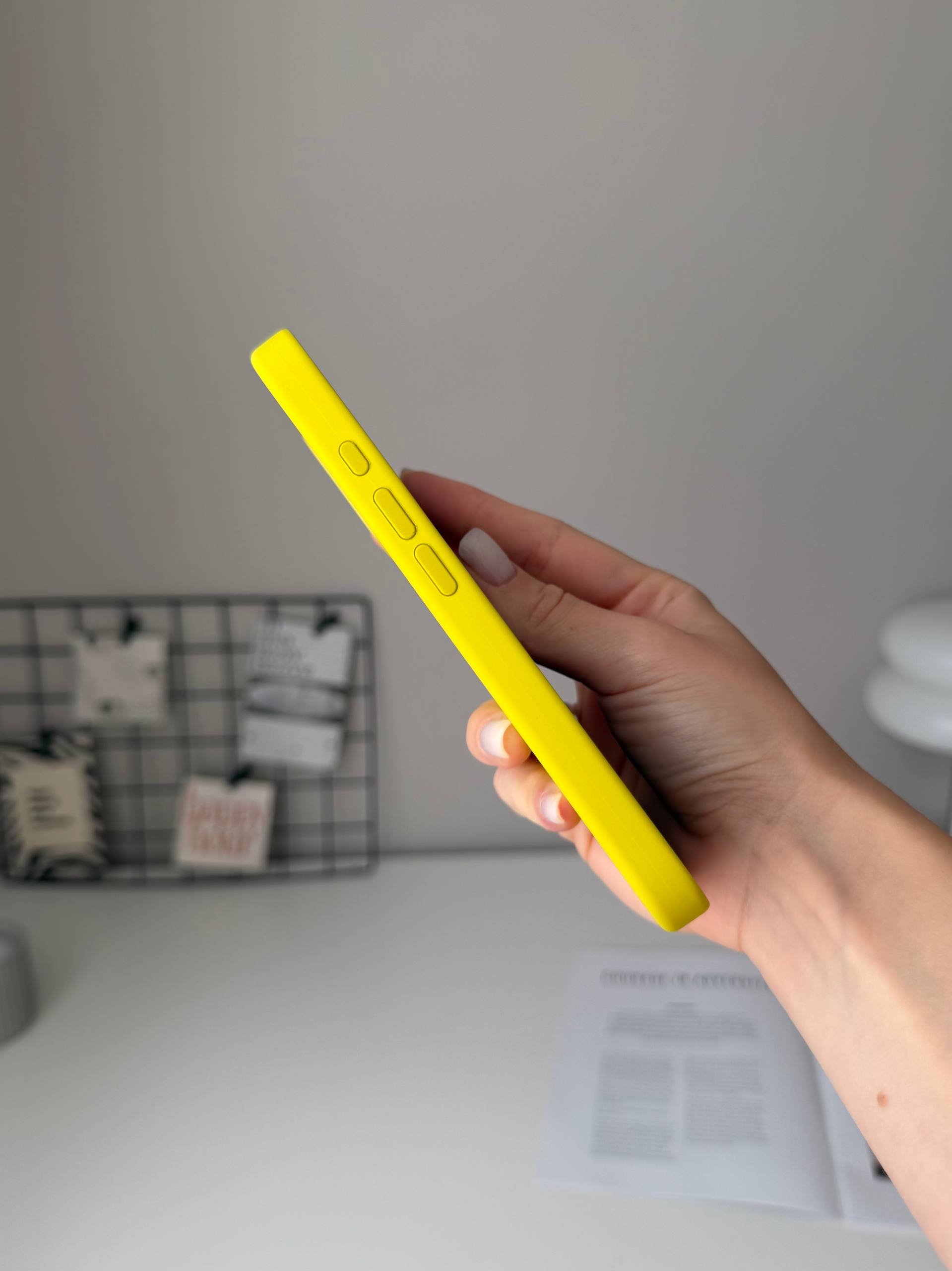 Чехол Silicone case с Magsafe на iPhone 16+ Star Fruit (08)