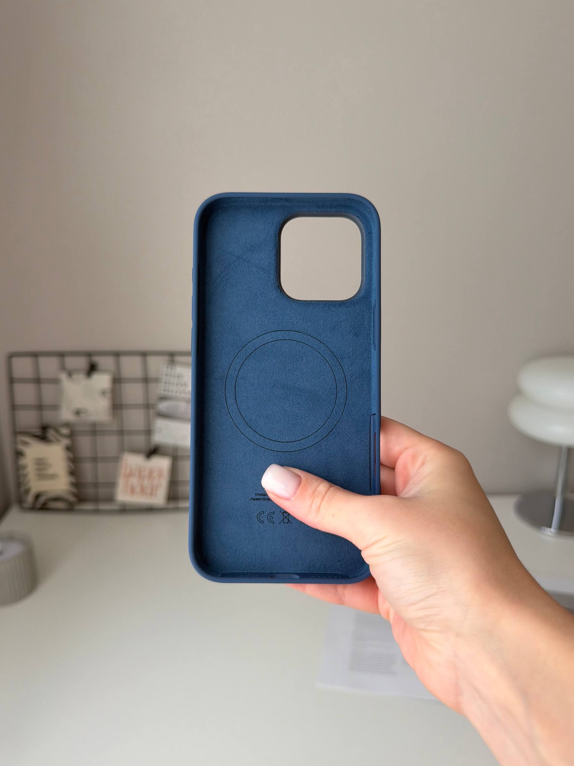 Чохол Silicone case з Magsafe на iPhone 16 Pro Max Denim (05)