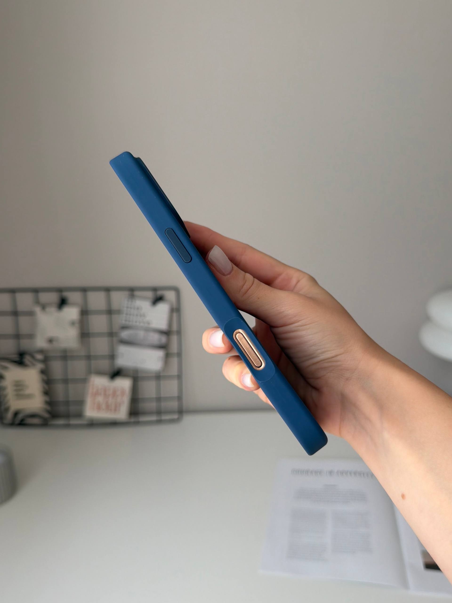 Чохол Silicone case з Magsafe на iPhone 16 Pro Max Denim (05)