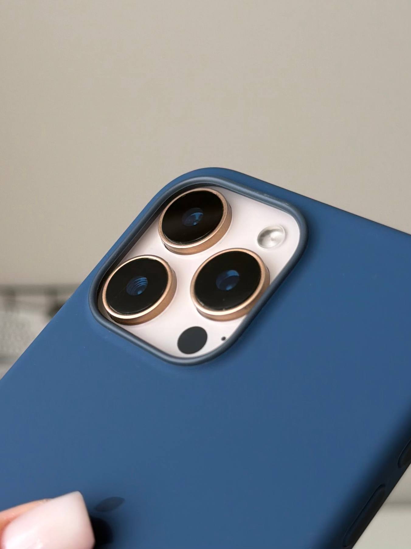 Чохол Silicone case з Magsafe на iPhone 16 Pro Max Denim (05)