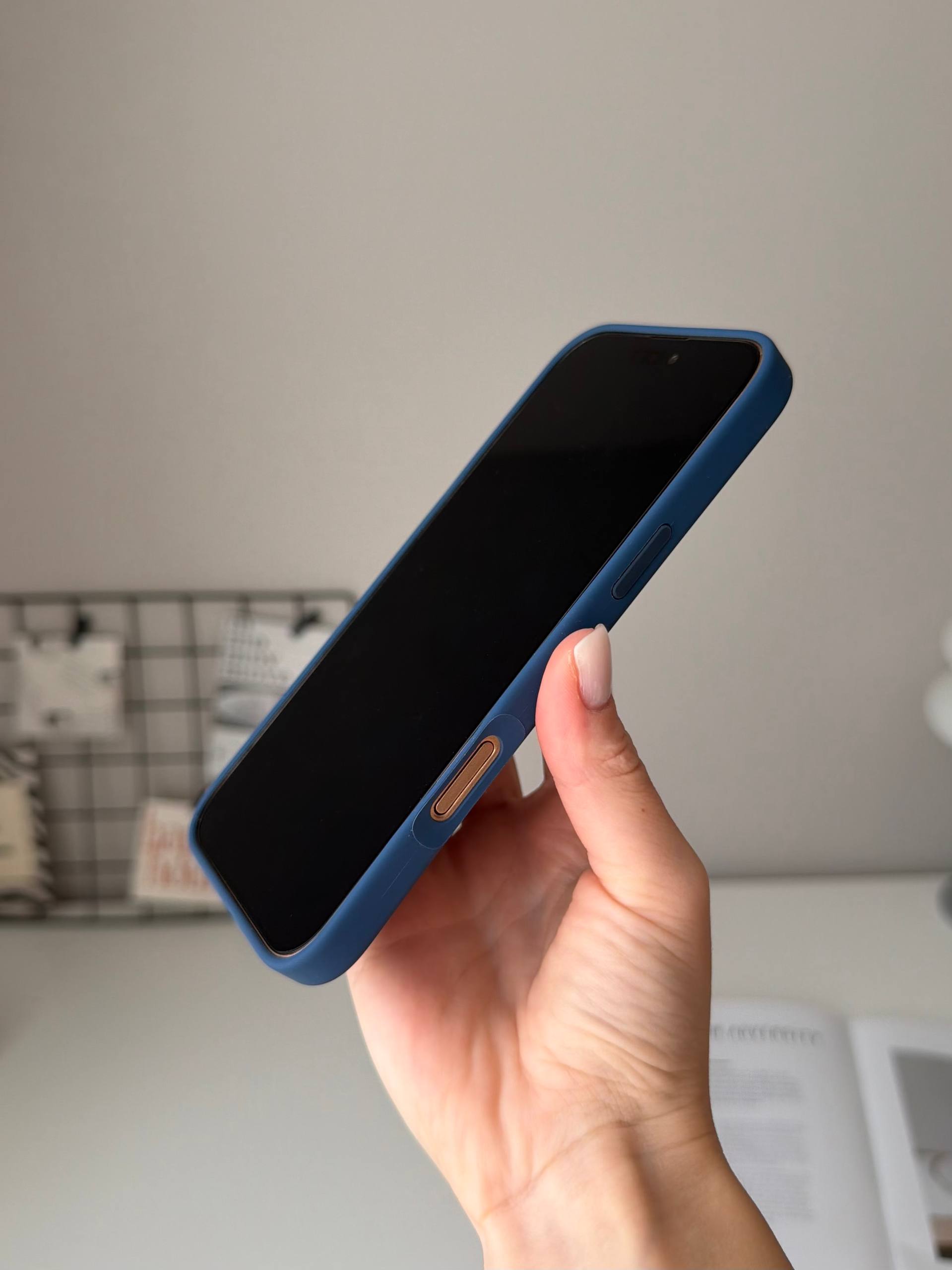 Чохол Silicone case з Magsafe на iPhone 16 Pro Max Denim (05)