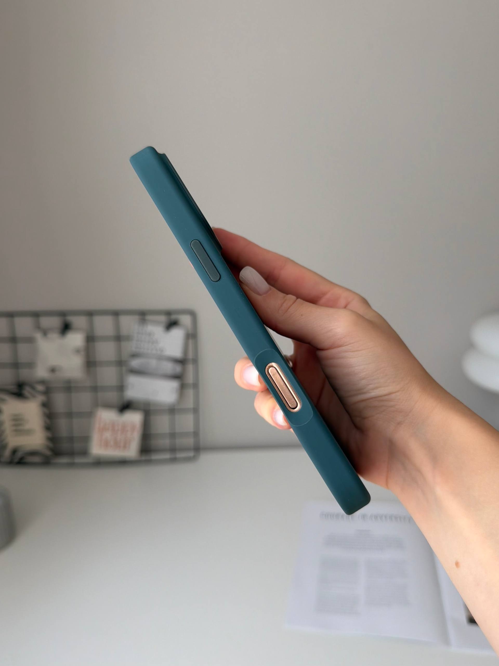 Чехол Silicone case с Magsafe на iPhone 16 Pro Max Lake Green (04)