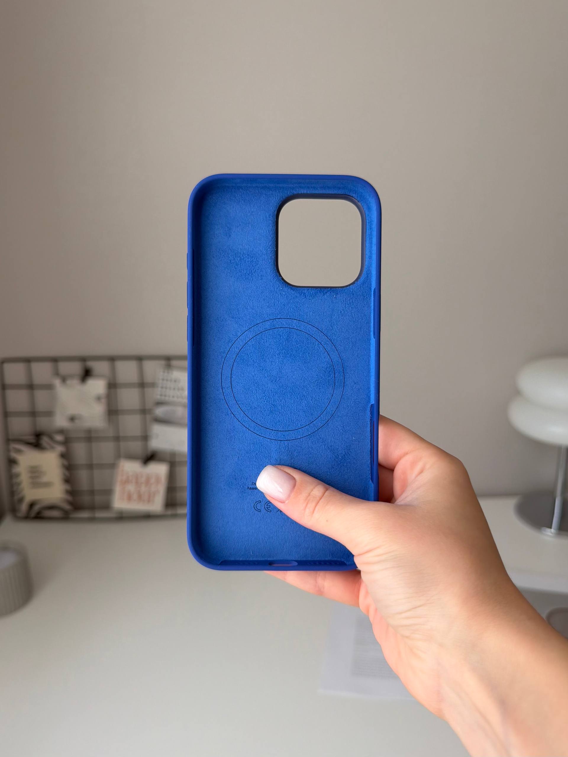 Чехол Silicone case с Magsafe на iPhone 16 Pro Max Ultramarine (06)