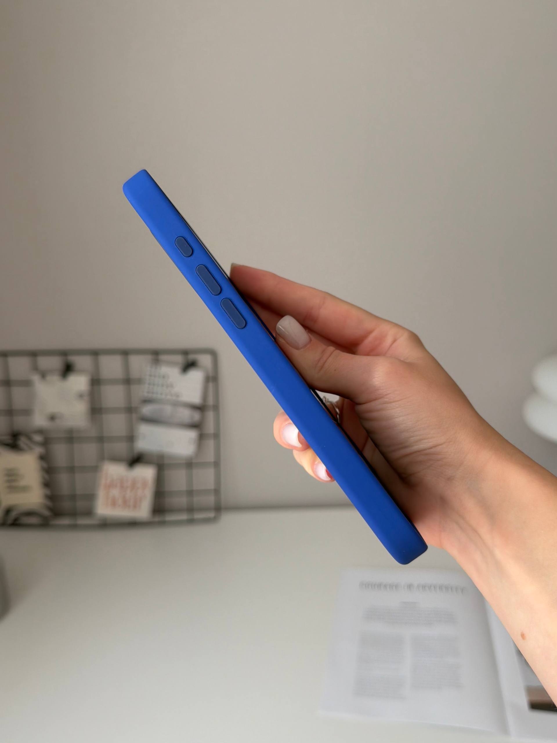 Чехол Silicone case с Magsafe на iPhone 16 Pro Max Ultramarine (06)
