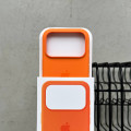 Чехол Silicone case с Magsafe на iPhone 17 Pro Max Orange (08)