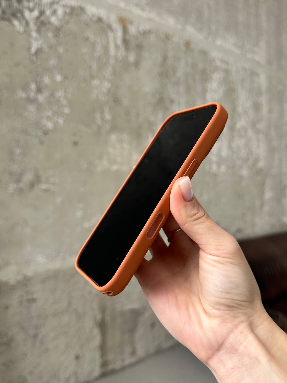 Чохол Silicone case з Magsafe на iPhone 17 Terra Cotta (05)