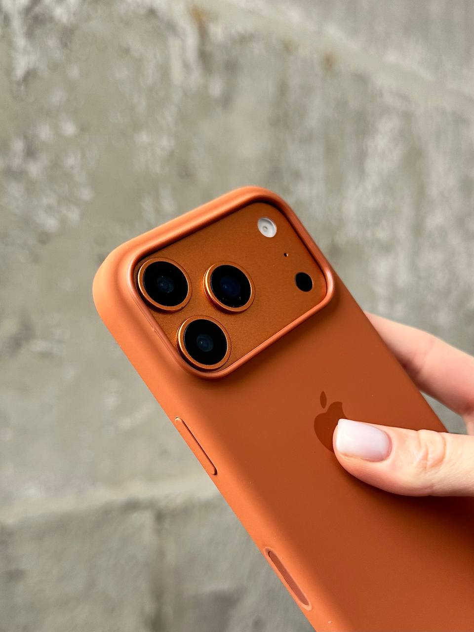 Чохол Silicone case з Magsafe на iPhone 17 Pro Terra Cotta (05)