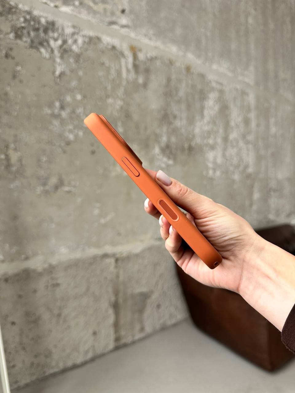 Чохол Silicone case з Magsafe на iPhone 17 Pro Terra Cotta (05)