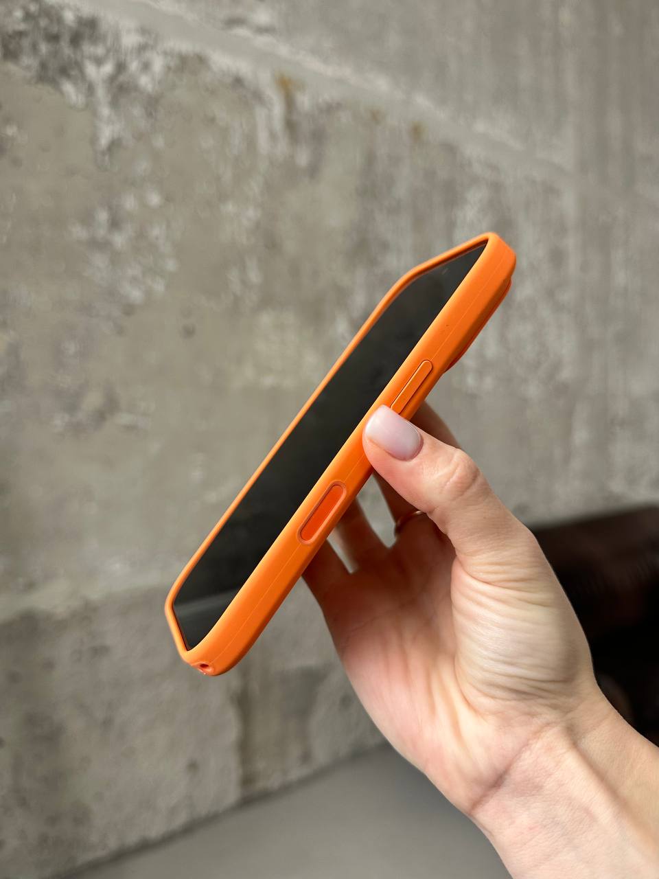 Чохол Silicone case з Magsafe на iPhone 17 Pro Orange (08)