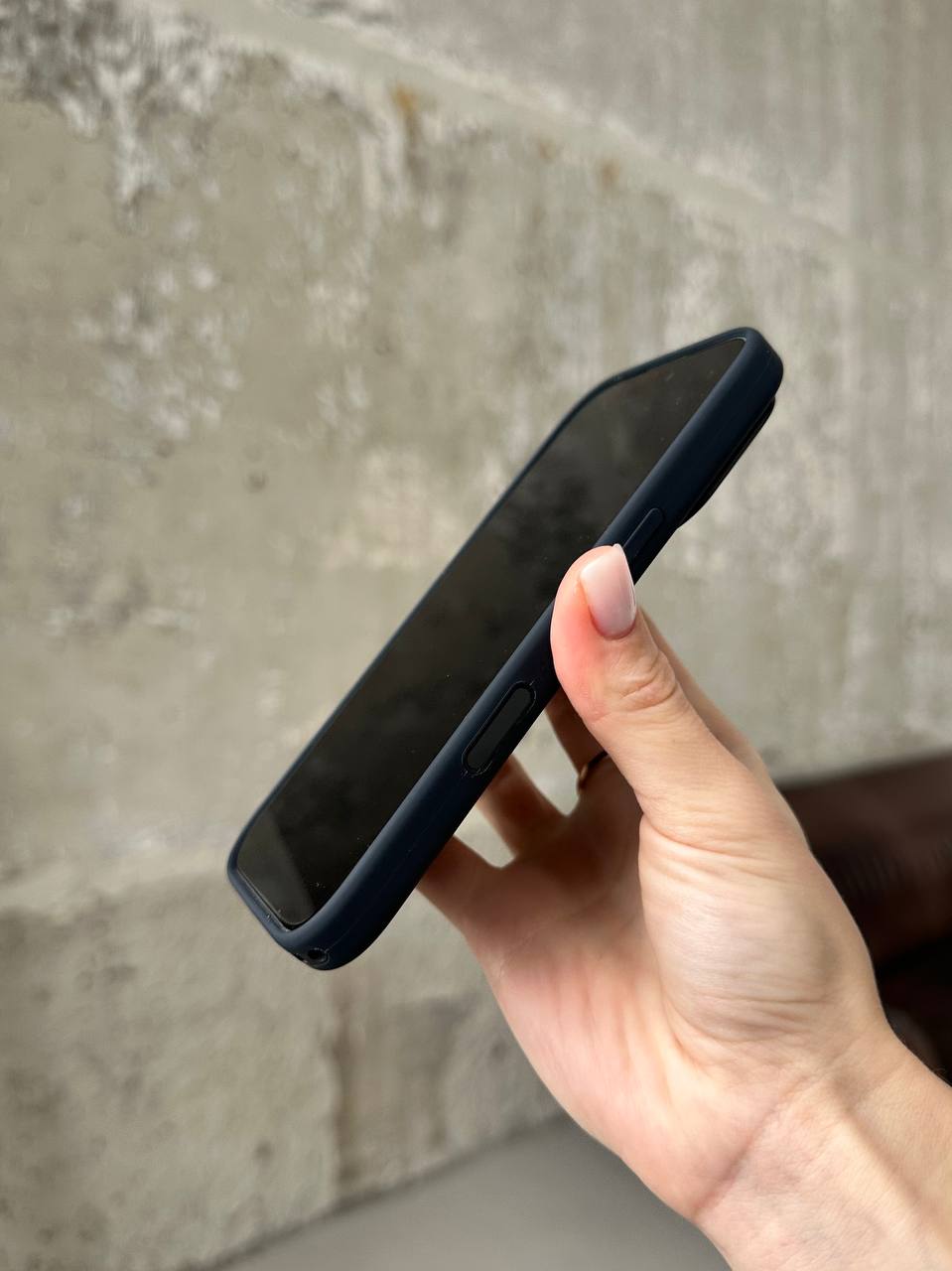 Чохол Silicone case з Magsafe на iPhone 17 Pro Black (01)