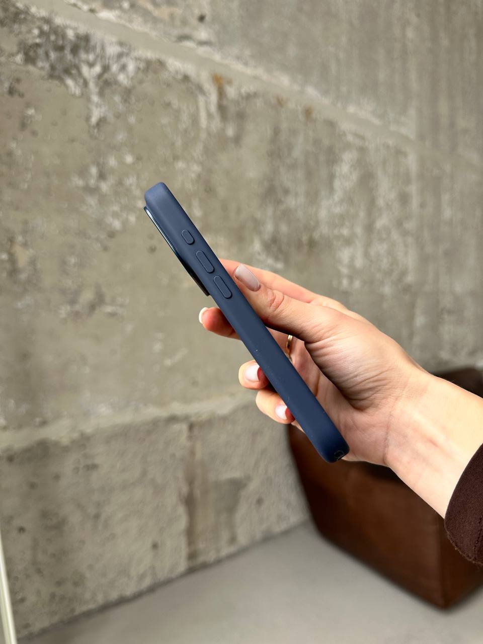 Чохол Silicone case з Magsafe на iPhone 17 Pro Anchor Blue (02)