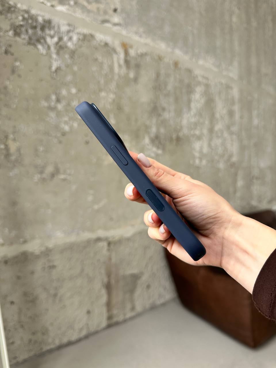 Чохол Silicone case з Magsafe на iPhone 17 Pro Anchor Blue (02)