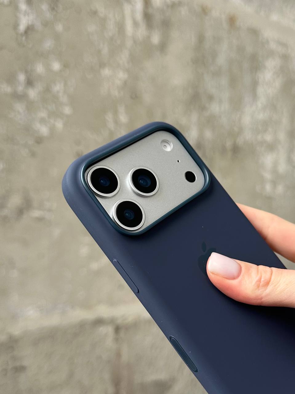 Чохол Silicone case з Magsafe на iPhone 17 Pro Anchor Blue (02)