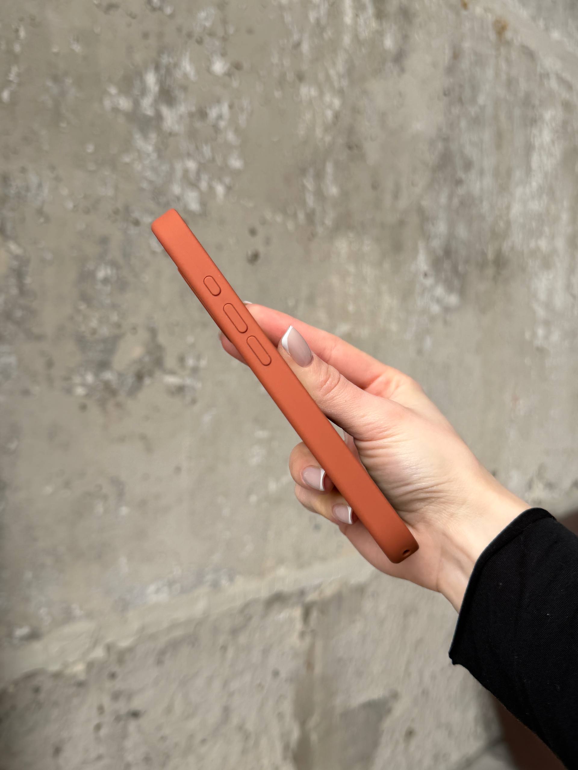 Чохол Silicone case з Magsafe на iPhone 17 Terra Cotta (05)