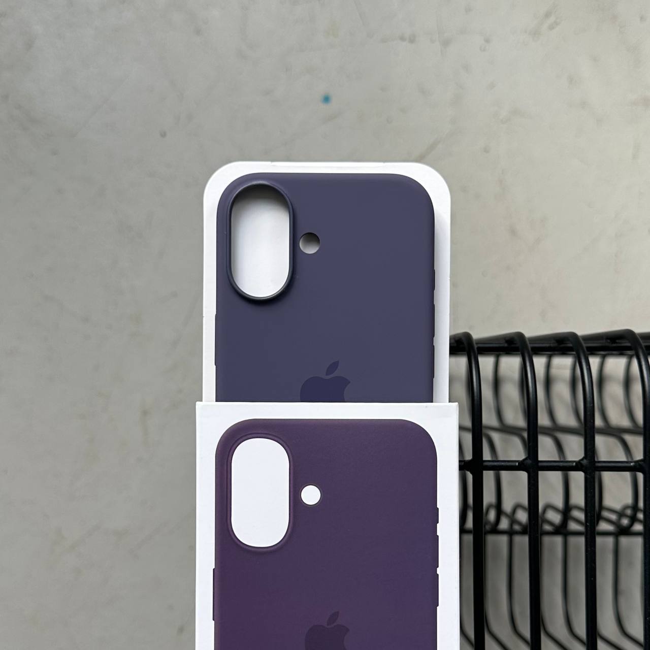 Чохол Silicone case з Magsafe на iPhone 17 Purple Fog (04)