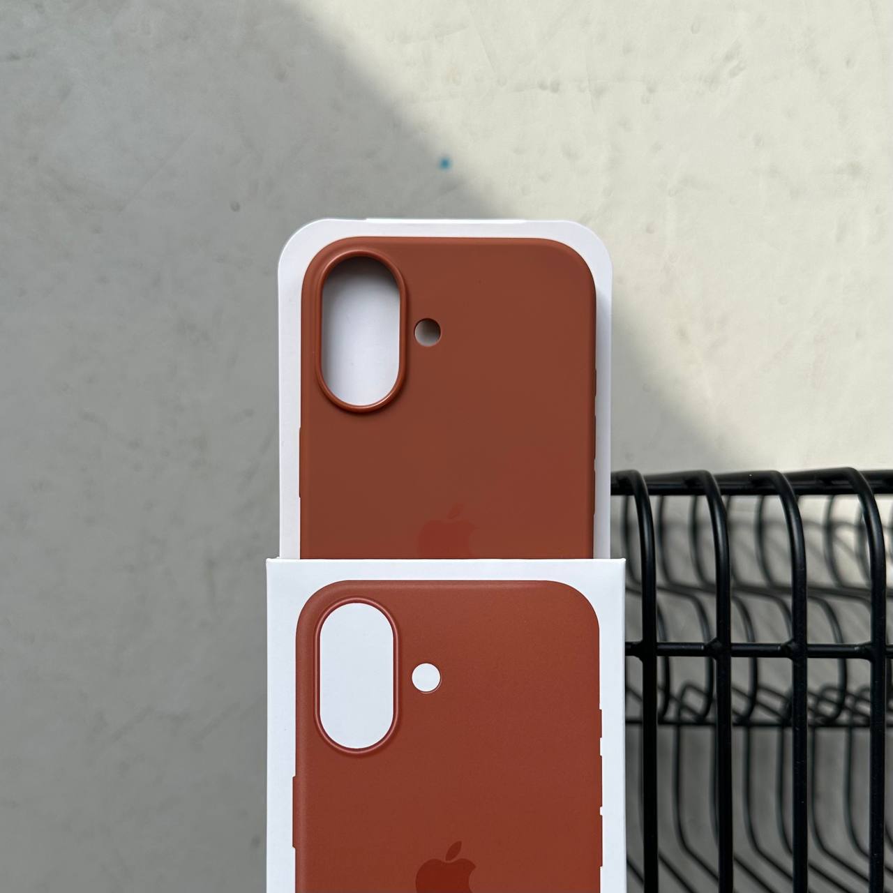 Чохол Silicone case з Magsafe на iPhone 17 Terra Cotta (05)
