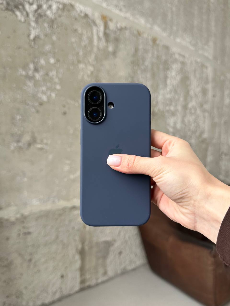 Чохол Silicone case з Magsafe на iPhone 17 Anchor Blue (02)