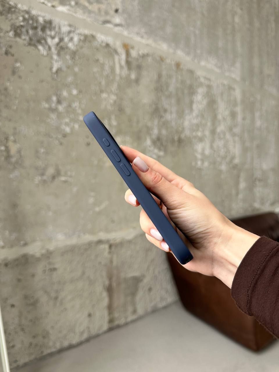 Чохол Silicone case з Magsafe на iPhone 17 Anchor Blue (02)