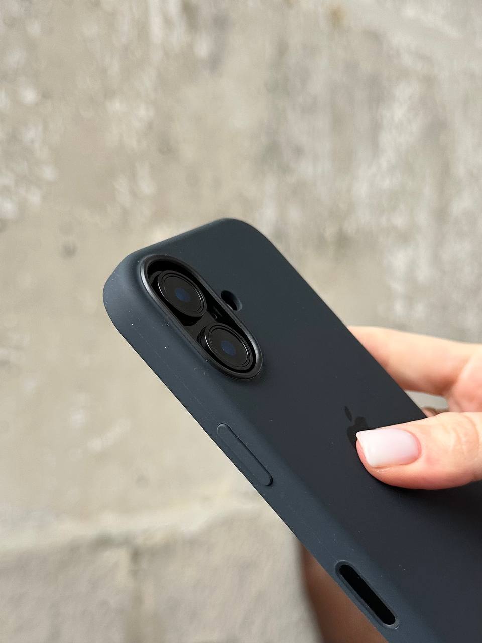 Чохол Silicone case з Magsafe на iPhone 17 Black (01)