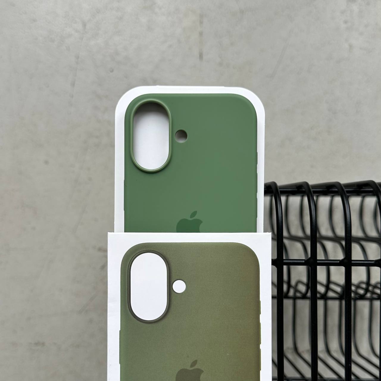 Чохол Silicone case з Magsafe на iPhone 17 Light Moss (07)