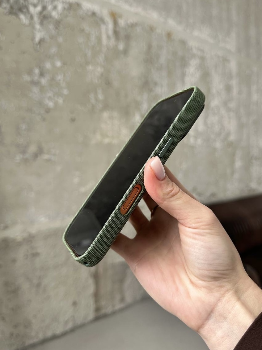 Чехол TechWoven с MagSafe для iPhone 17 Pro Max Green