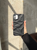 Чохол матовий хвилястий Wave Case на iPhone 11 Black (07)