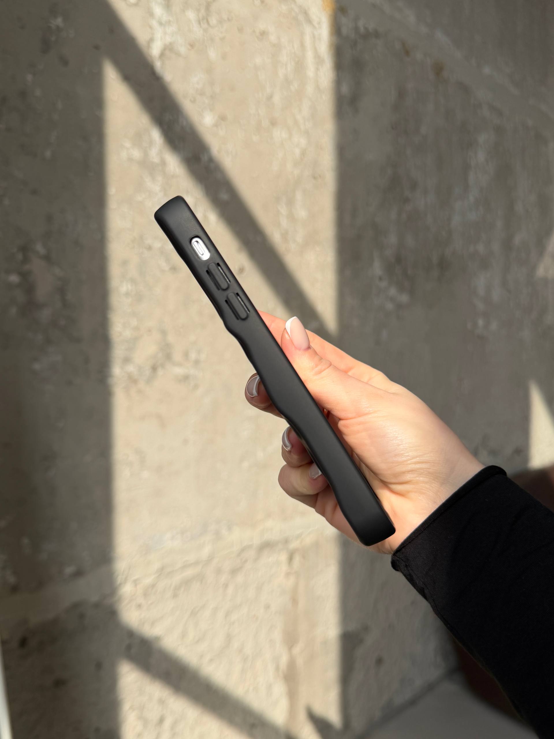 Чехол матовый волнистый Wave Case для iPhone 11 Black (07)