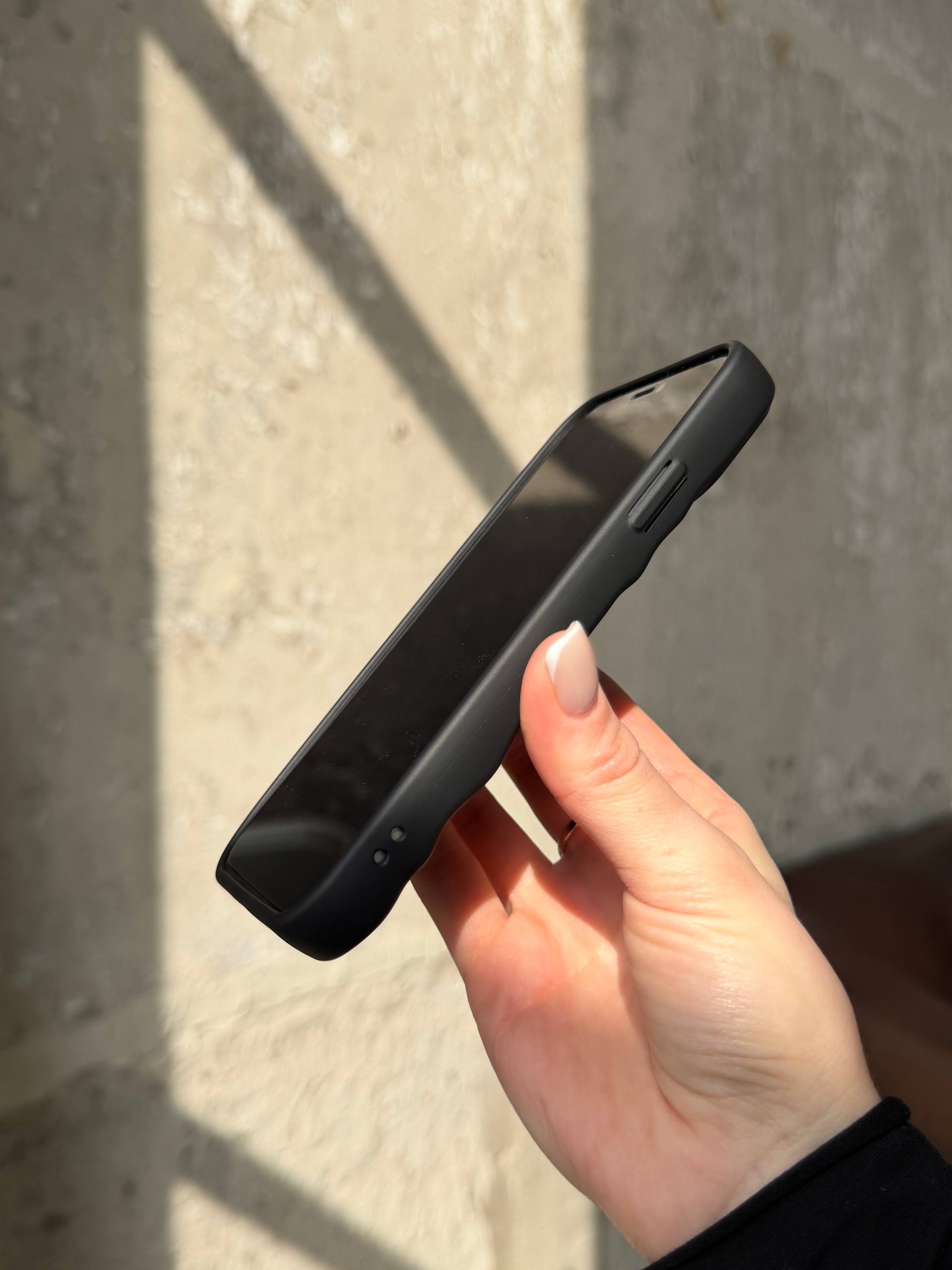 Чехол матовый волнистый Wave Case для iPhone 11 Black (07)