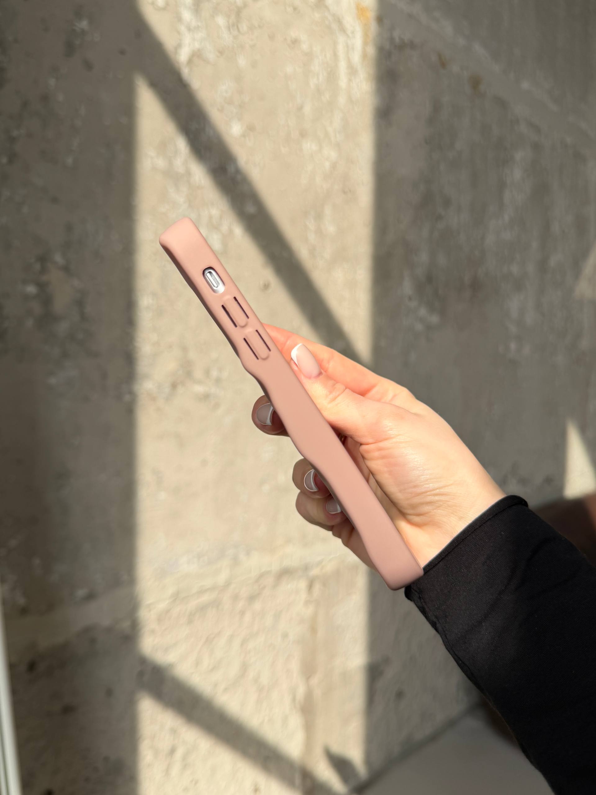 Чехол матовый волнистый Wave Case для iPhone 11 Powder (06)