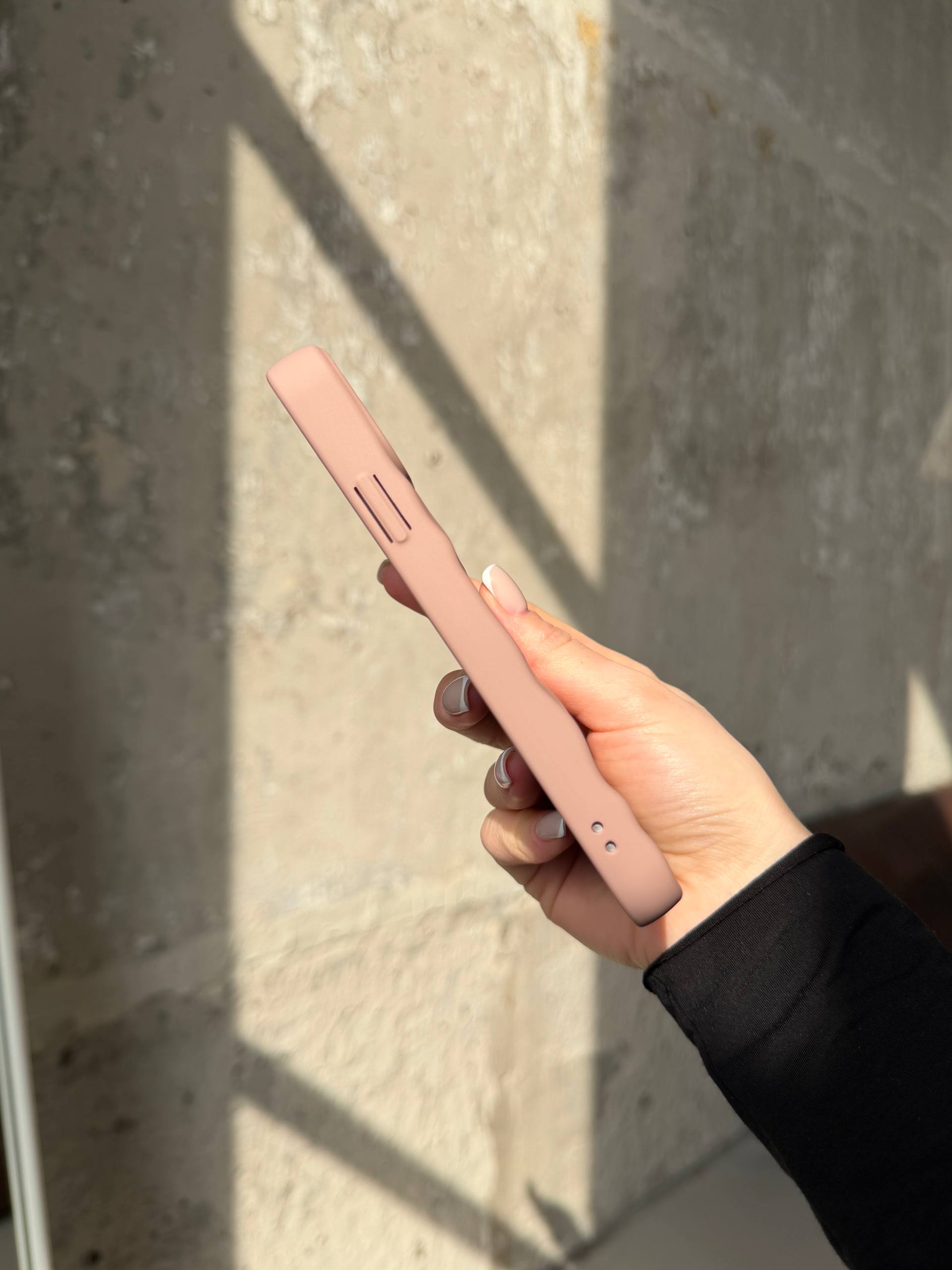 Чехол матовый волнистый Wave Case для iPhone 11 Powder (06)