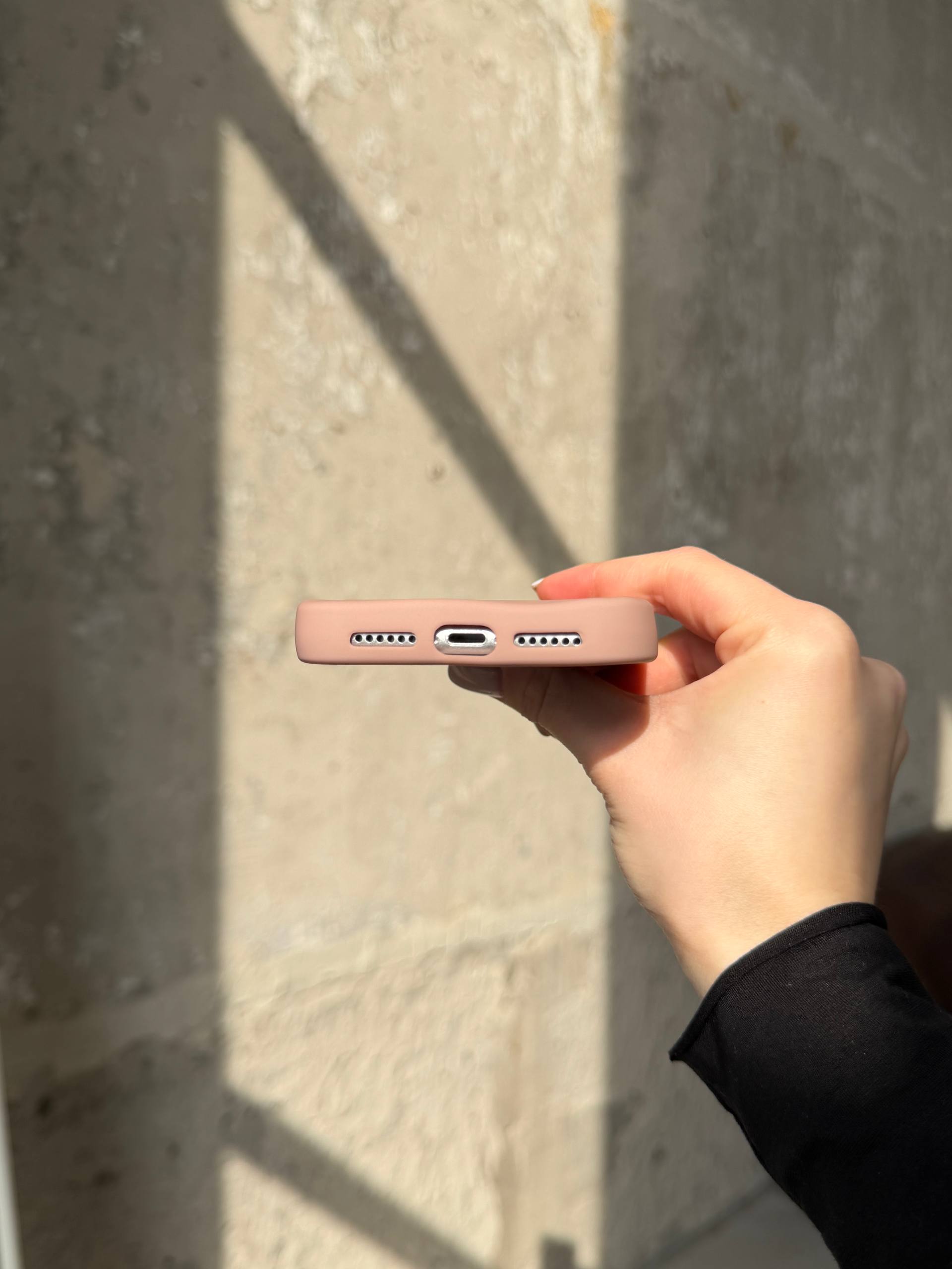 Чехол матовый волнистый Wave Case для iPhone 11 Powder (06)
