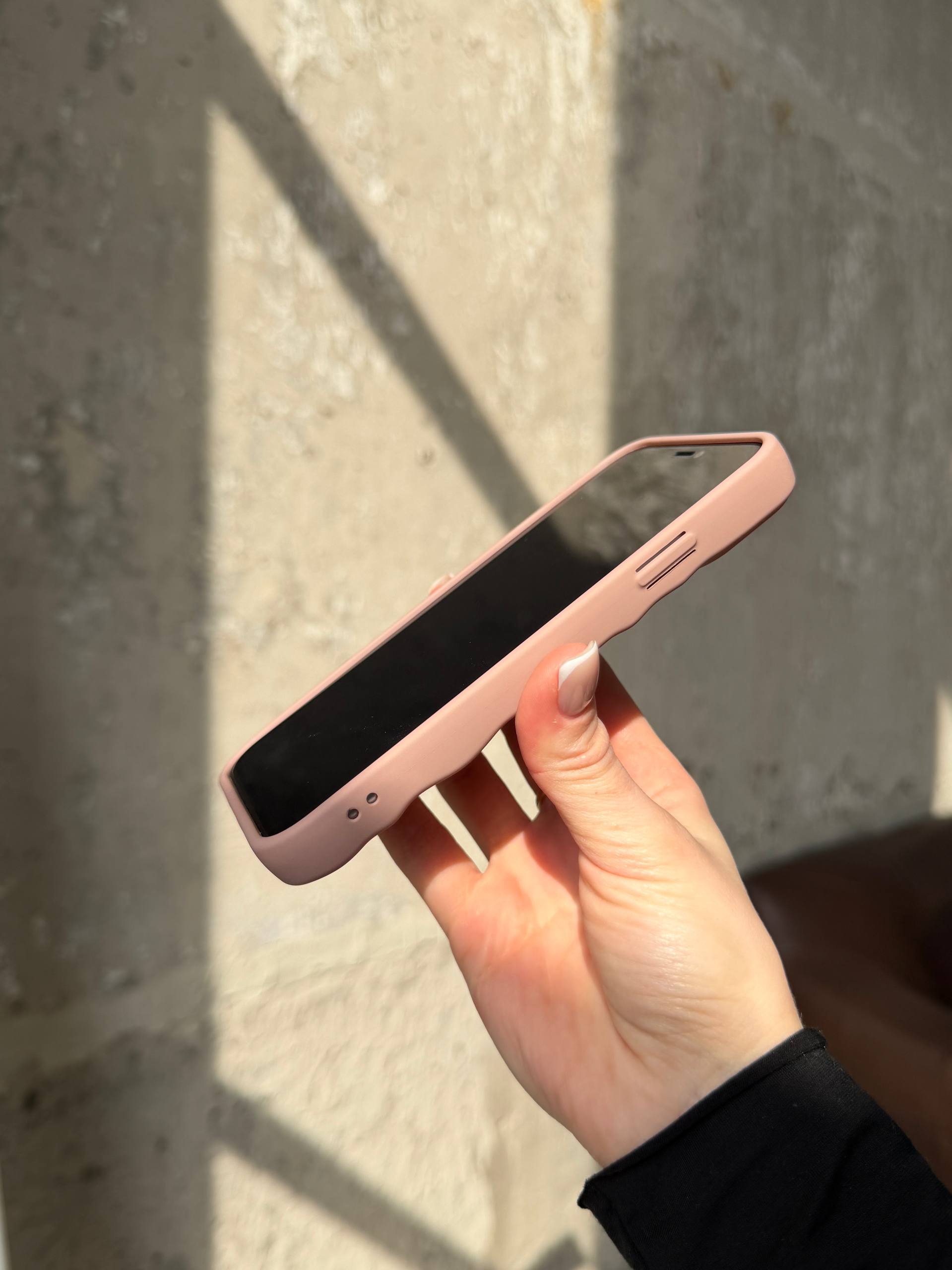 Чехол матовый волнистый Wave Case для iPhone 11 Powder (06)