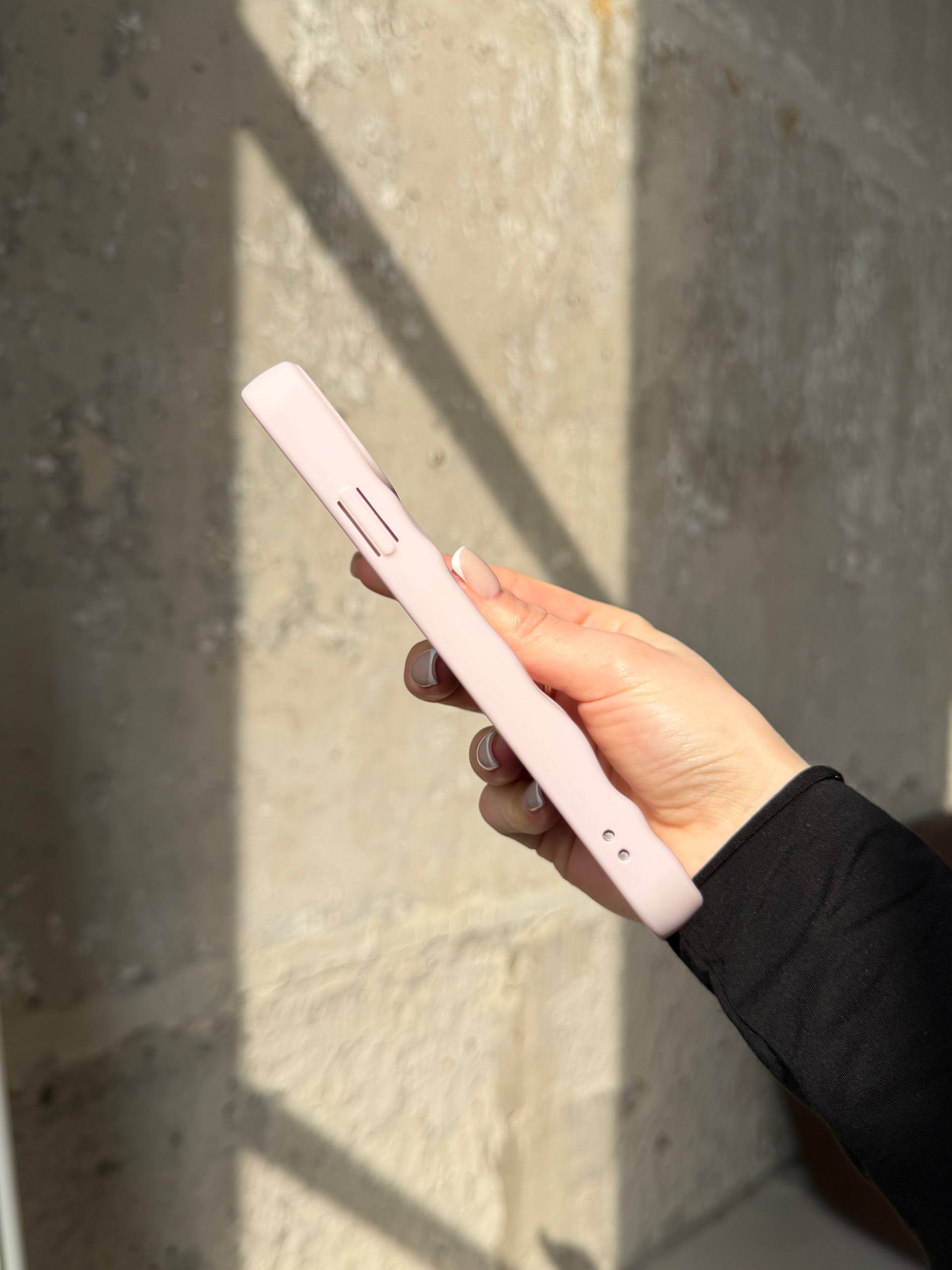 Чехол матовый волнистый Wave Case для iPhone 11 Chalk Pink (04)