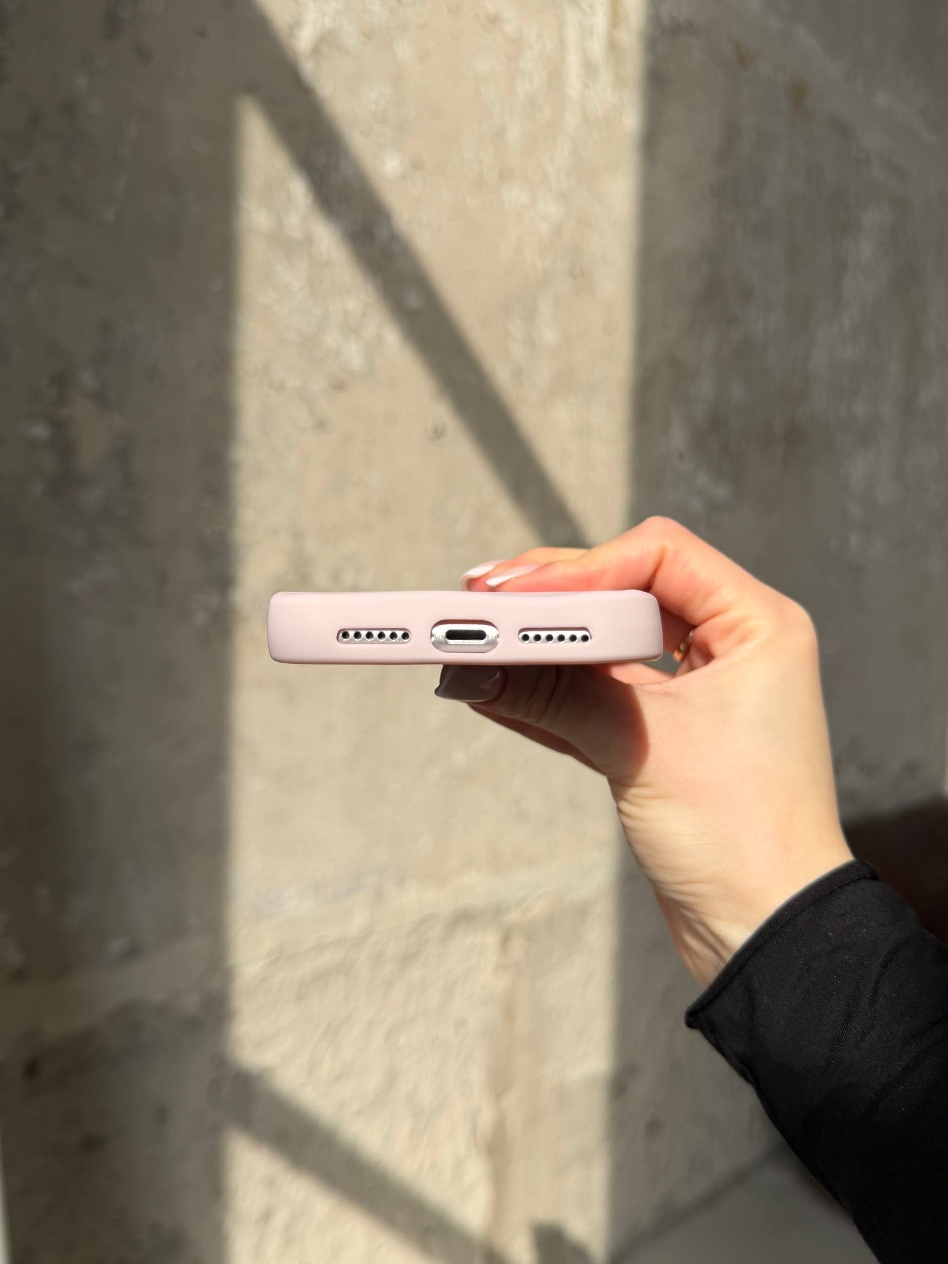 Чехол матовый волнистый Wave Case для iPhone 11 Chalk Pink (04)