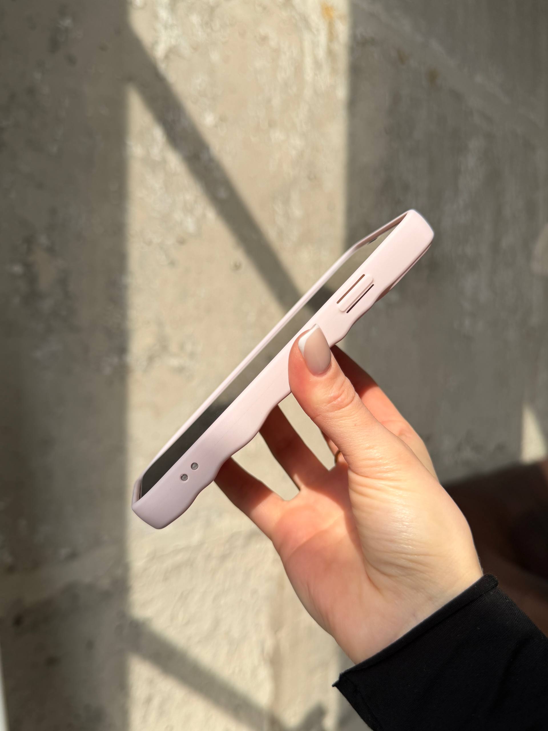 Чехол матовый волнистый Wave Case для iPhone 11 Chalk Pink (04)