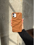 Чохол матовий хвилястий Wave Case на iPhone 11 Brown (03)