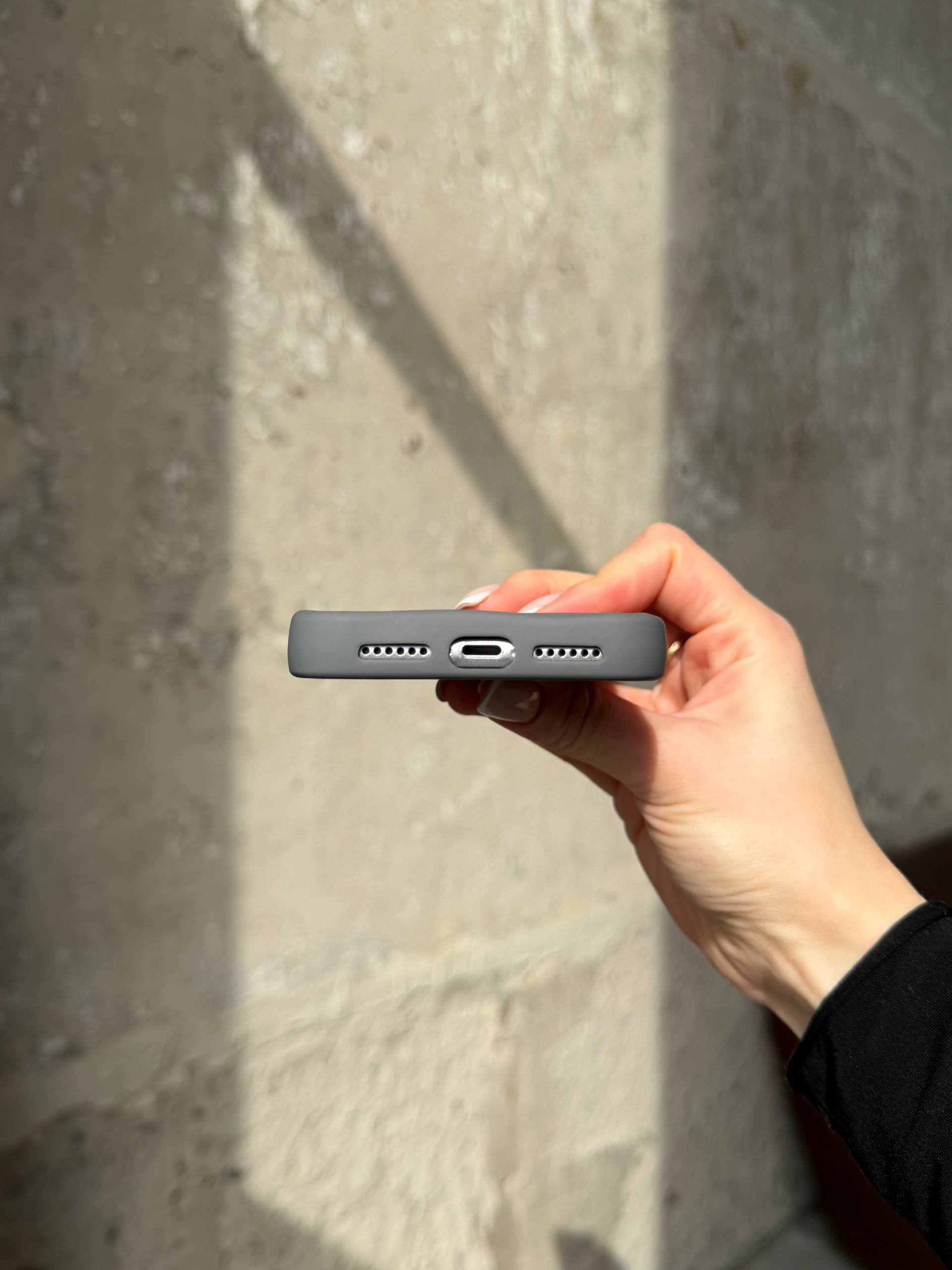 Чехол матовый волнистый Wave Case для iPhone 11 Grey (02)