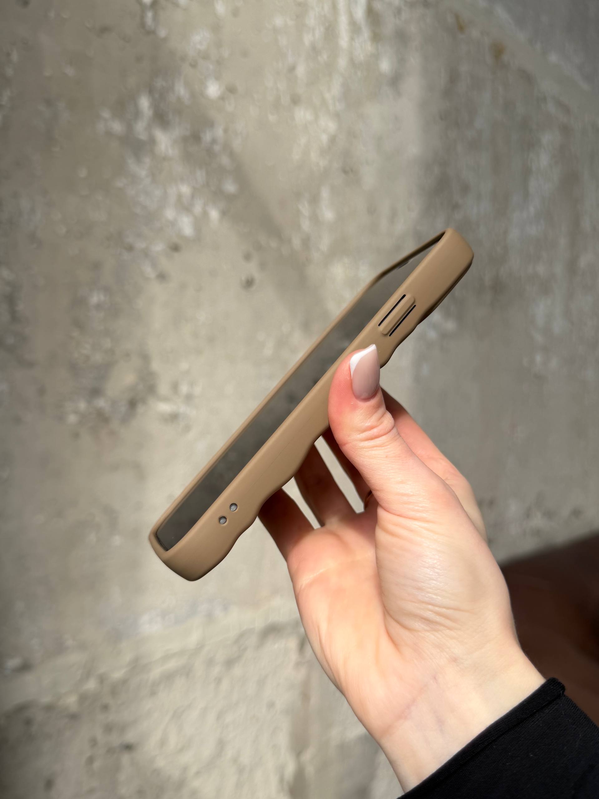 Чехол матовый волнистый Wave Case для iPhone 11 Milk Chocolate (05)